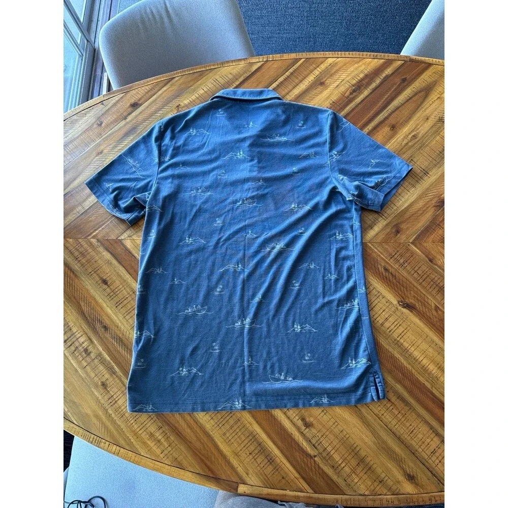 Travis Mathew Men's L Golf Short Sleeve Polo Shirt - Picture 6 of 6